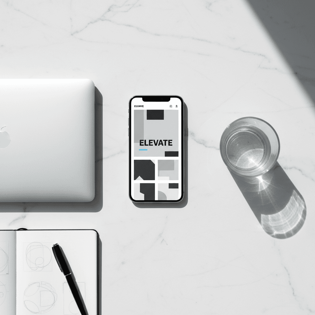 Website design mockup displayed across multiple devices showing responsive design